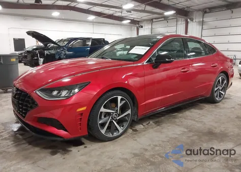 2021 Hyundai Sonata Sel Plus z USA, uszkodzony, nr VIN 5NPEJ4J29MH092874